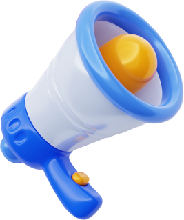 3D megaphone